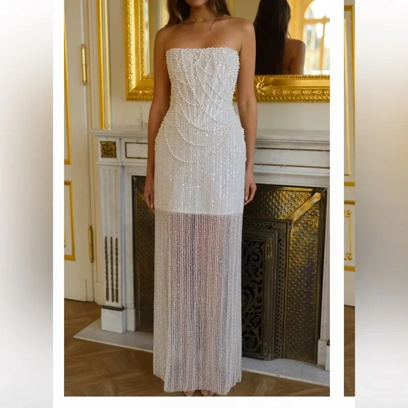 Rosie Etienne Lustre Gown - Picture 1 of 16